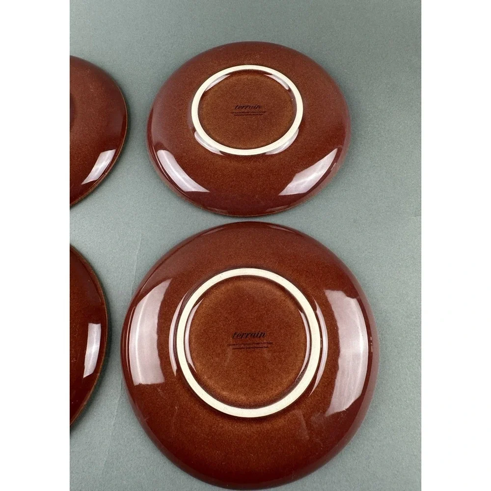 Anthropologie‎ Reactive Glaze Tapas Side Plates Set of 4 New In Box
